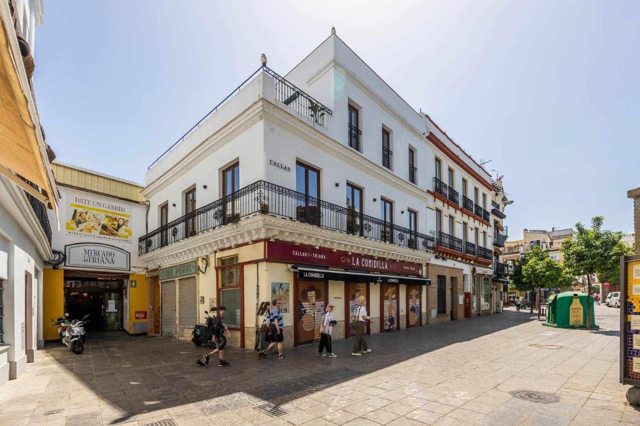 Comfy Away - Apartamento Exclusivo Mercado De Triana Con Balcon Sevilla Kültér fotó